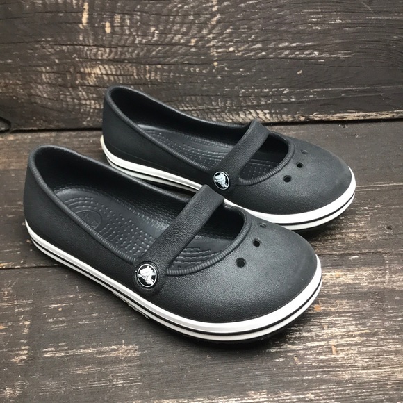 CROCS Other - Crocs Black Mary Jane Flats Size C9